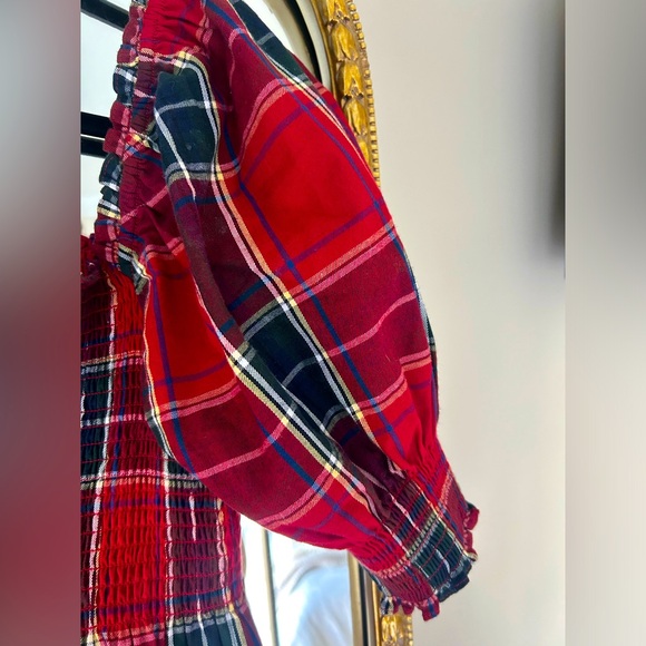 Hill House Athena Nap Dress Red Tartan Size XS - Picture 7 of 8
